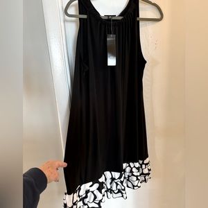 NWT Fun tiered bottom little black dress